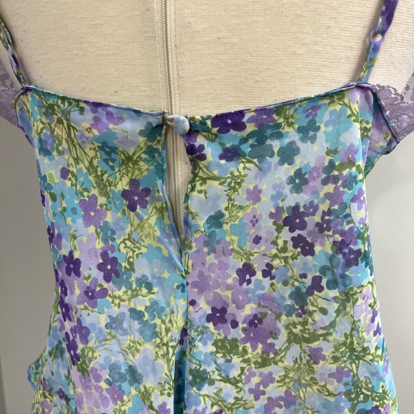 VS Blue Floral Bodysuit - Picture 10 of 14